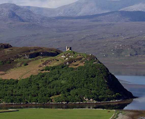 Ancient Clan Mackay Castle, Strathnaver, Scotland (the Highlands) Mackay Castle