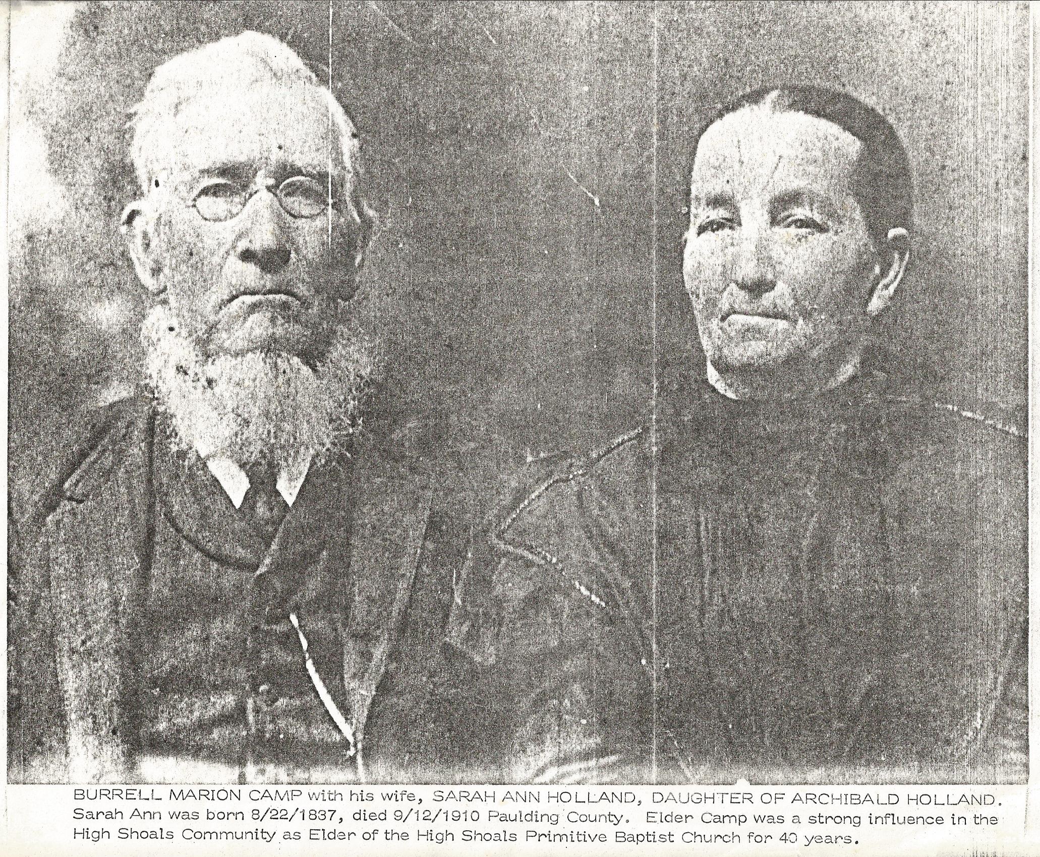 Burrell Marion Camp of Paulding County